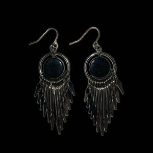 3/$15 | Black and silver earrings